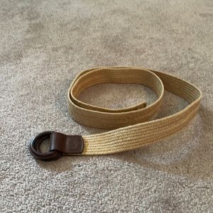 Ralph Lauren rattan o ring belt. Never worn.